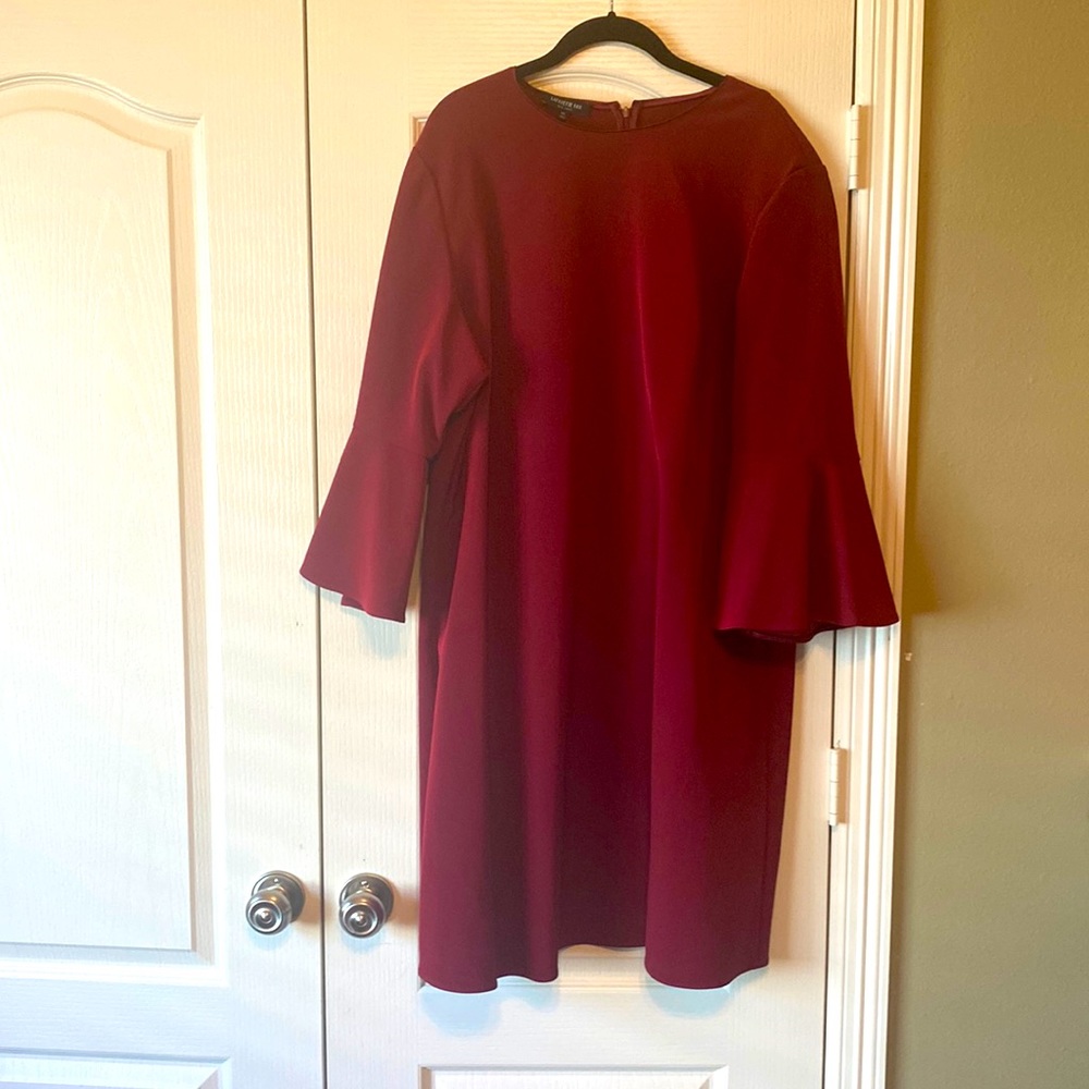 Lafayette 148 New York Burgundy Dress